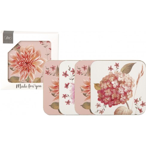 Комплект 4 подложки за чаши 10см Autumn Bouquet Allover
